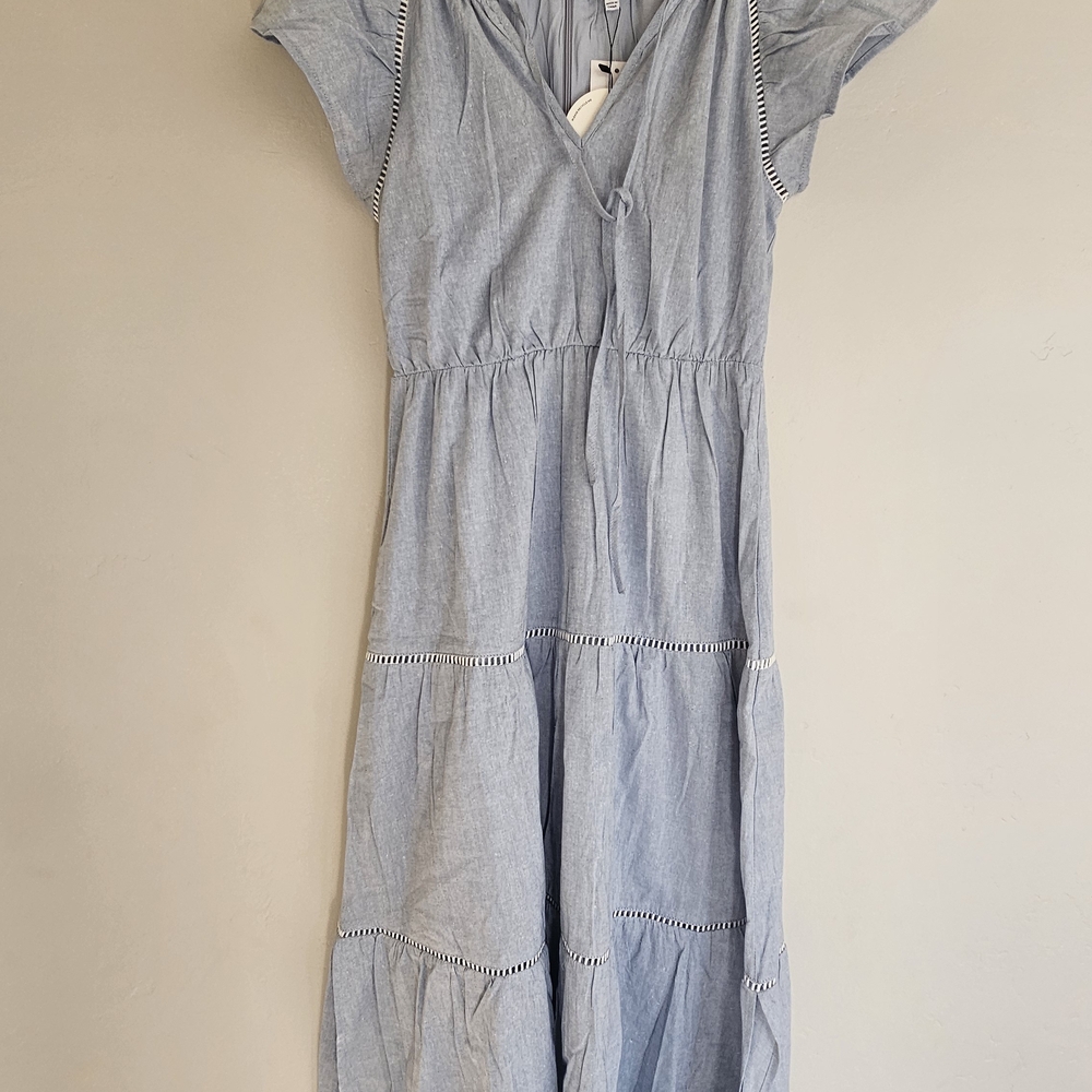 Lost + Wander Blue Lagoon Maxi Dress